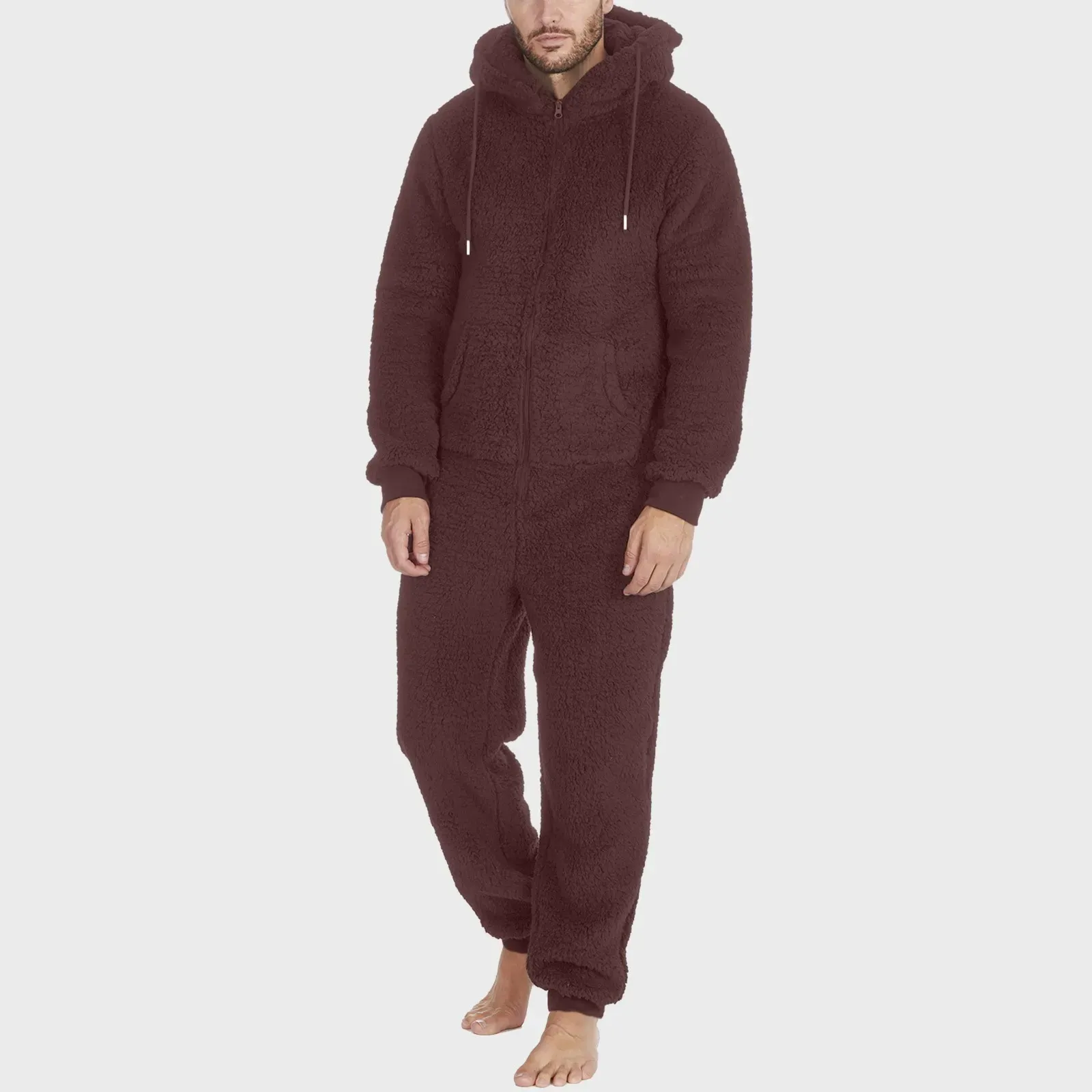 DHgate Cozy Plush Polar Fleece Adult Onesie Pajamas Kigurumi Jumpsuit for Men and Women Apparel