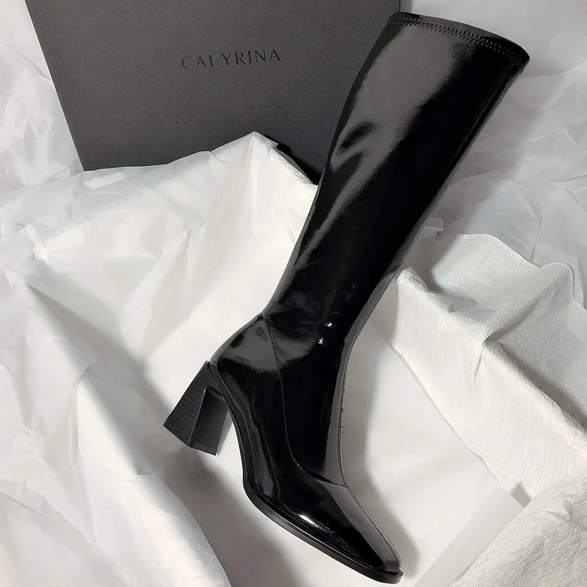 High Quality 7CM Patent Leather Womens Long Black Square Toe Boots With Zip Closure And Fashionable Knee High Heel Style 240611 From Factory Longda004, Bulk $48.94 | DHgate.Com High Quality 7CM Patent Leather Womens Long Black Square Toe Boots With Zip Closure And Fashionable Knee High Heel Style 240611 From Factory Longda004, Bulk $48.94 | DHgate.Com