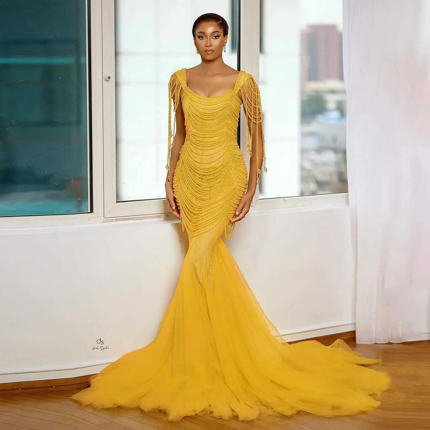 Mermaid Style Evening Gown with Scoop Neck Lace Beading and Zipper Back for  Engagement Party from Dhgate Evening Dresses - price 288.65