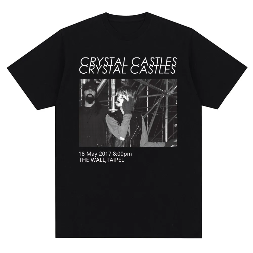 Wholesale Crystal Castles Band Graphic T Shirt – Short Sleeve