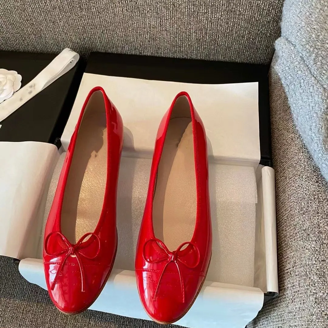 Top Woman Ballet Flats Designer Shoe Red Ballerina Flat Quilted Loafer Round Toe Dress Shoes Ladies Casual Denim Ballerina Shoe Silver Ballerines Zapatos De Mujer From 18 66 DHgate