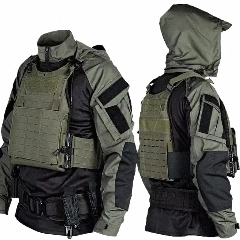 DHgate Breathable Tactical Combat Shirt for Men Quick dry Hooded Camouflage T Shirt for Hunting Shooting and Outdoor Sports Apparel