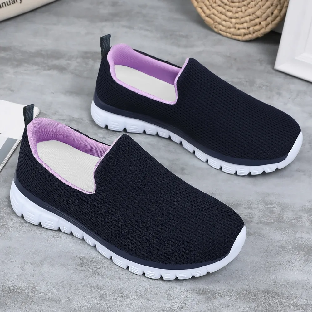 Fashion Flats Shoes: Comfortable Slip On Loafers, Solid