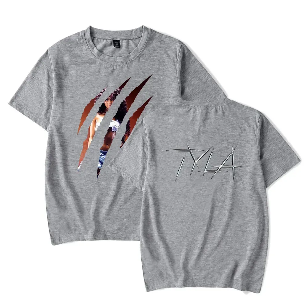 Singer Tyla Scratch Merch Oversized T Shirt Women Men Summer