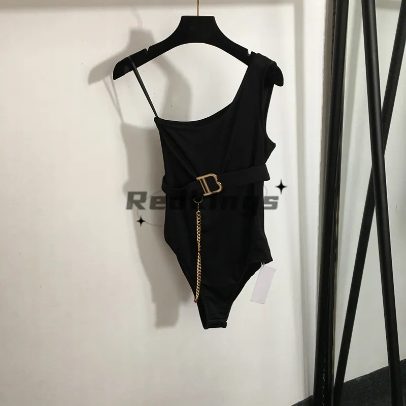 ホルターネックヒップホップチェーンボディスーツ水着 セクシー ホルターネックヒップホップチェーンボディスーツ水着 セクシー