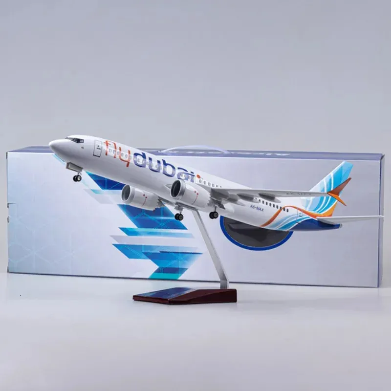 5/1…★ドバイ Boeing-737-Max/ 1/85=約47cmBIG 1/85 Scale 47CM Airplane 737MAX B737 MAX Aircraft Fly Dubai