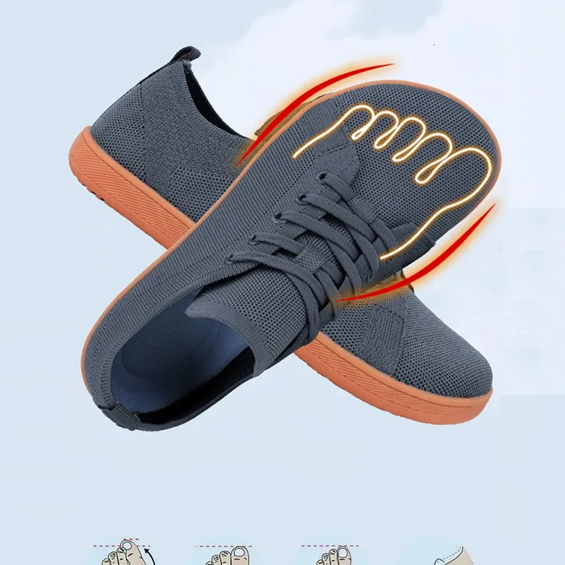 Unisex brede minimalistische wandelschoenen voor mannen en vrouwen, geschikt voor buiten, trailrunning en wandelen. Lichtgewicht en ademend. 240612_voghion.com
