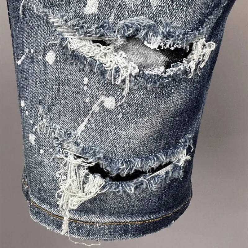 ショートパンツ Pleddy Wash Damage Half Pants (2color) Pre Damaged Dsquared2 Jeans Shorts For Men With Whisker