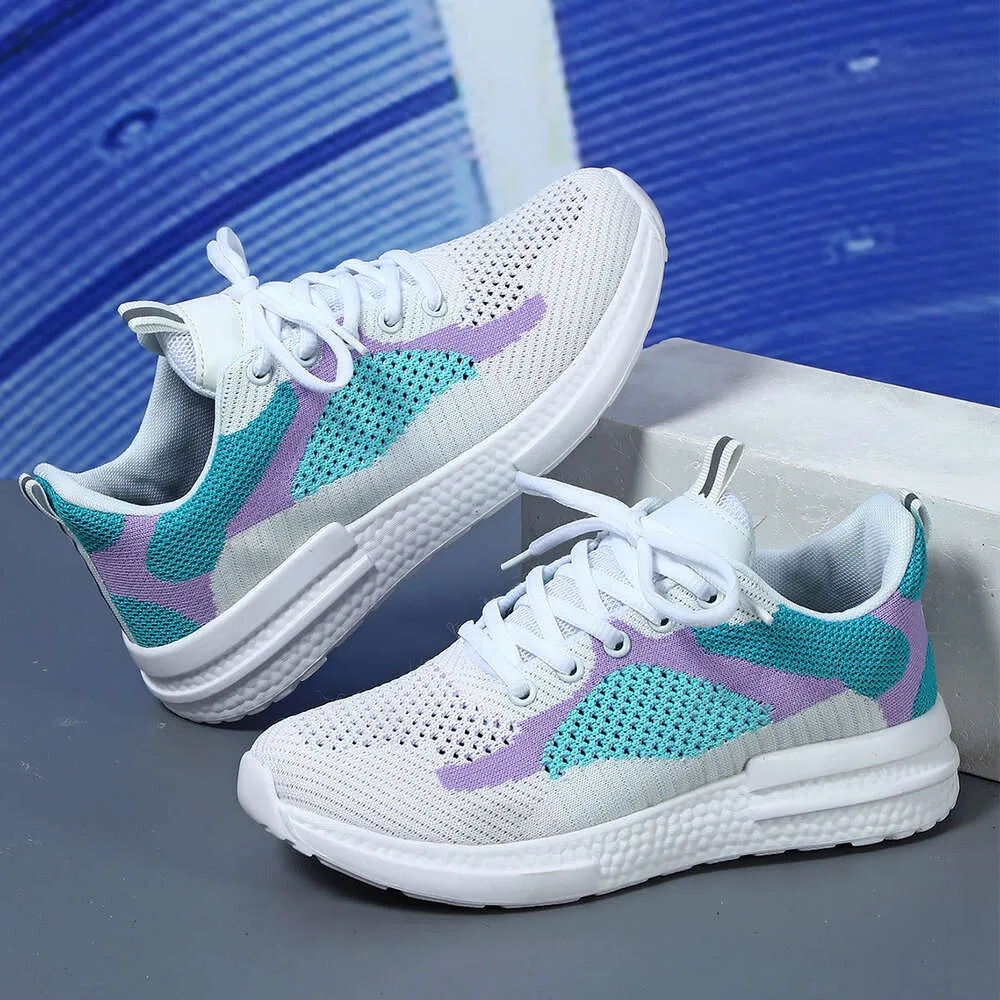 Myntra Blue Mesh Running Shoes Lightweight Breathable Sneakers