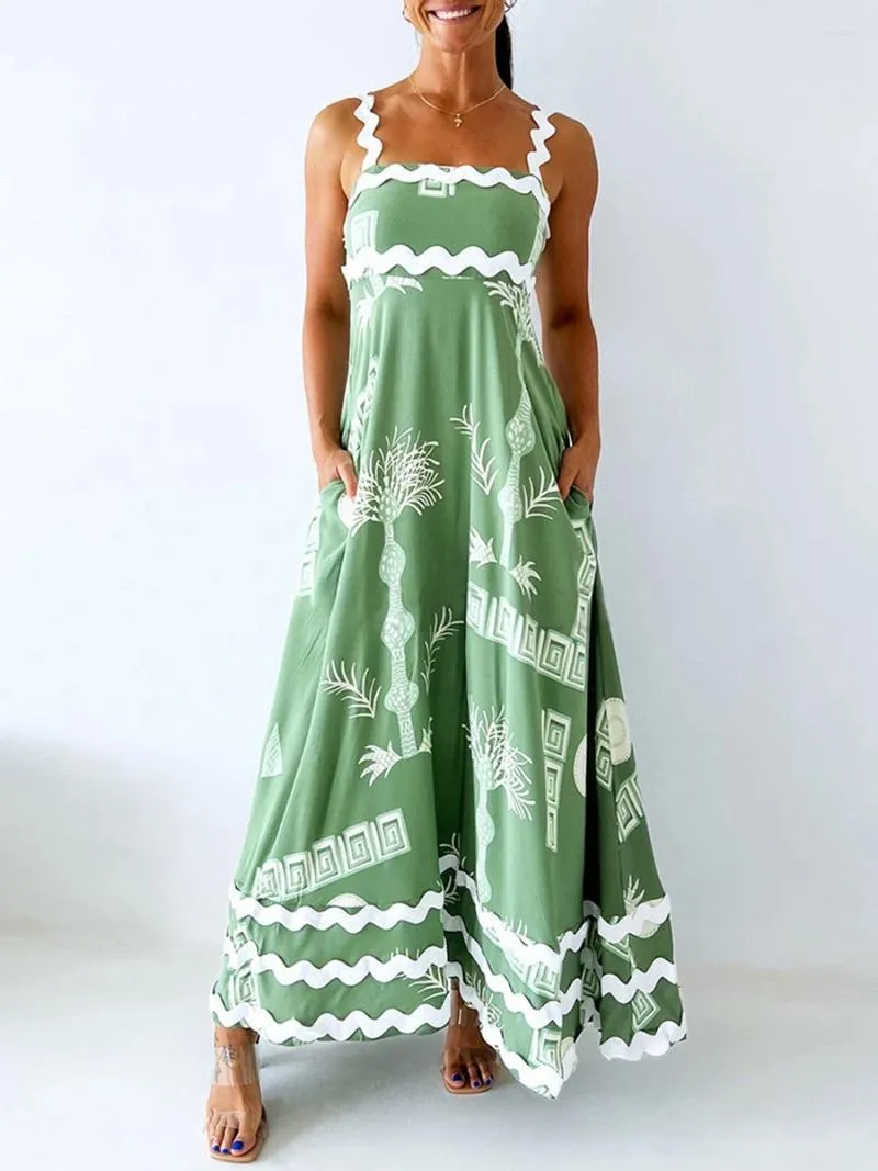 Summer Sleeveless Smocked Lace Flowy Midi Dress for Women from Dhgate Basic  & Casual Dresses - price 42.05
