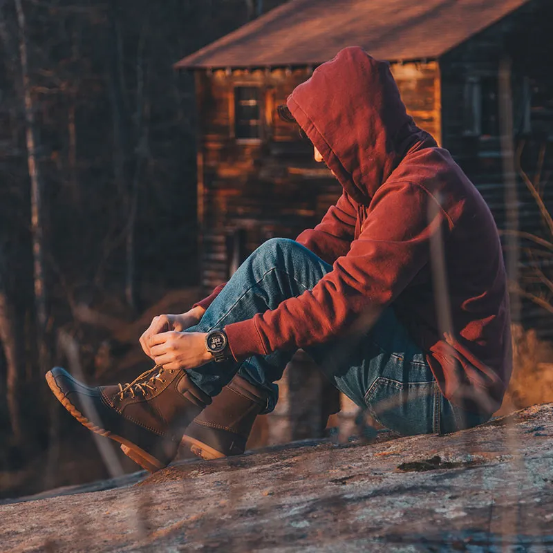 mens duck boots with fur
