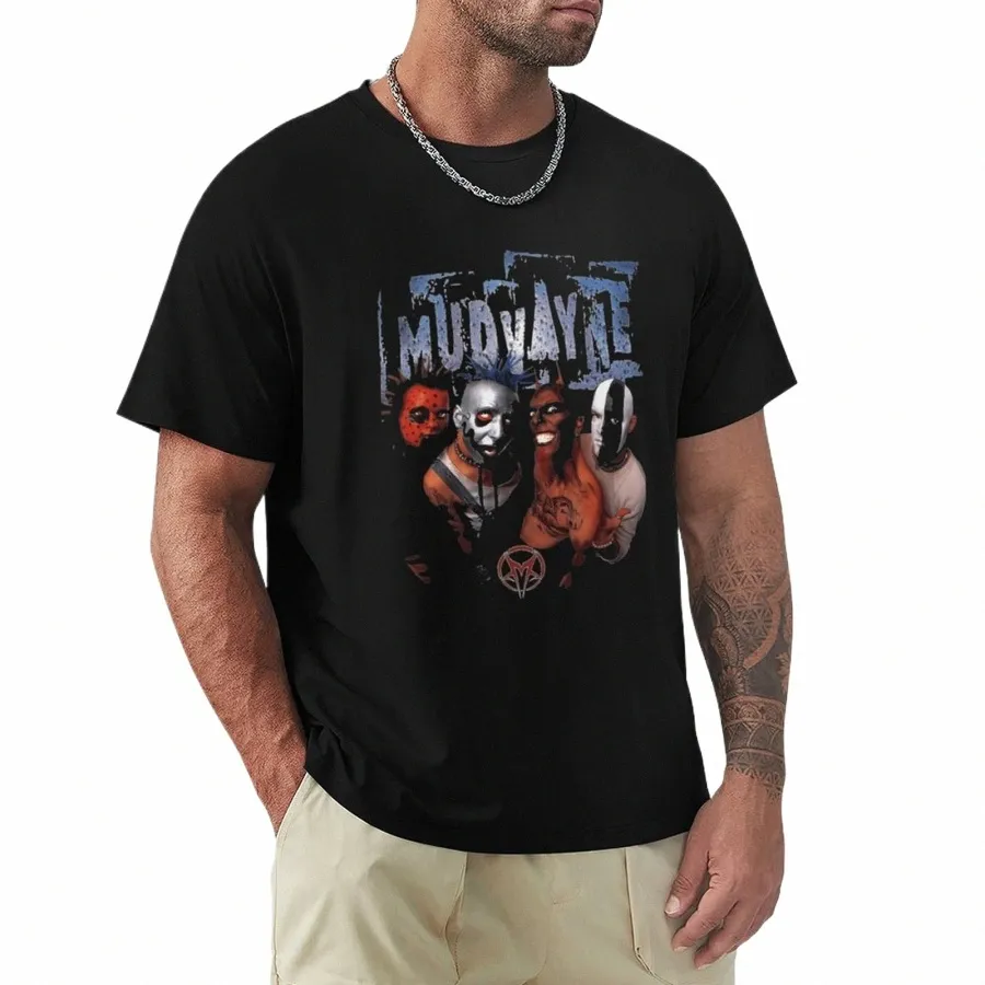 Mens Graphic Anime Tee | Soft Cotton | Mudvayne Band Heavy Metal T