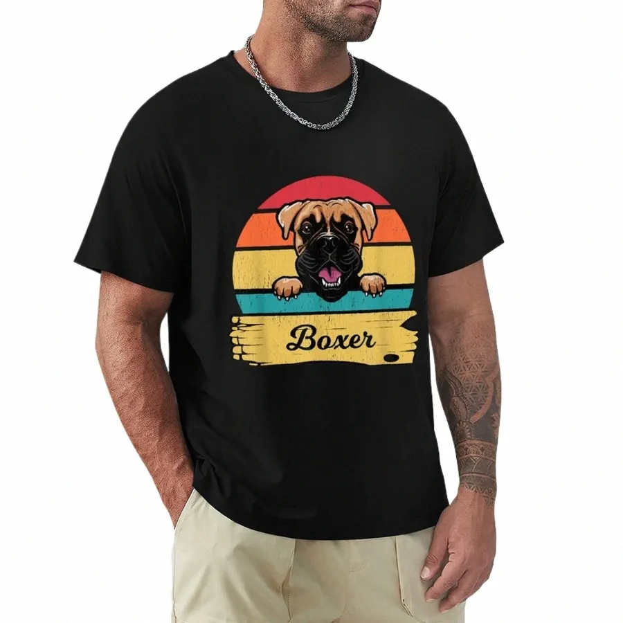 Dog Shirt. Retro Style Boxer T Shirt Summer Clothes Oversized Quick Drying Heavyweight T Shirts For Men H5nY From 14 21 DHgate