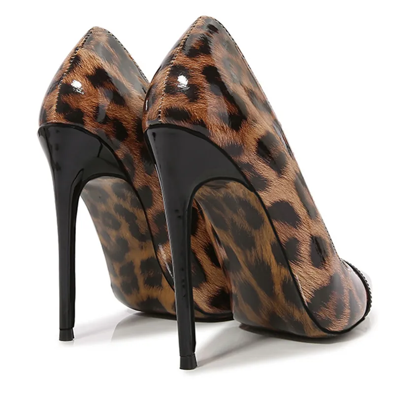 Ombre leopard heels hot sale