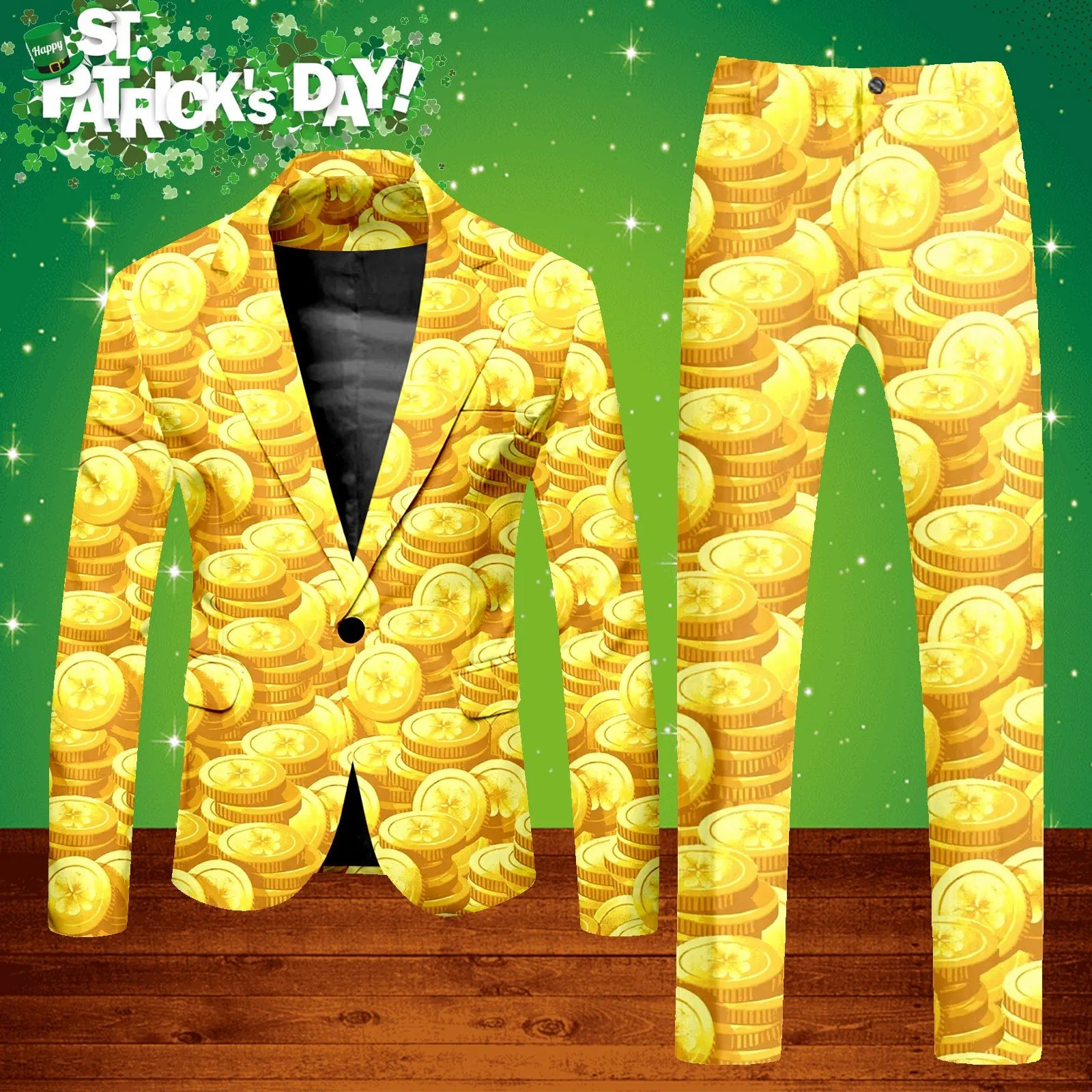 St patricks day mens blazer clearance