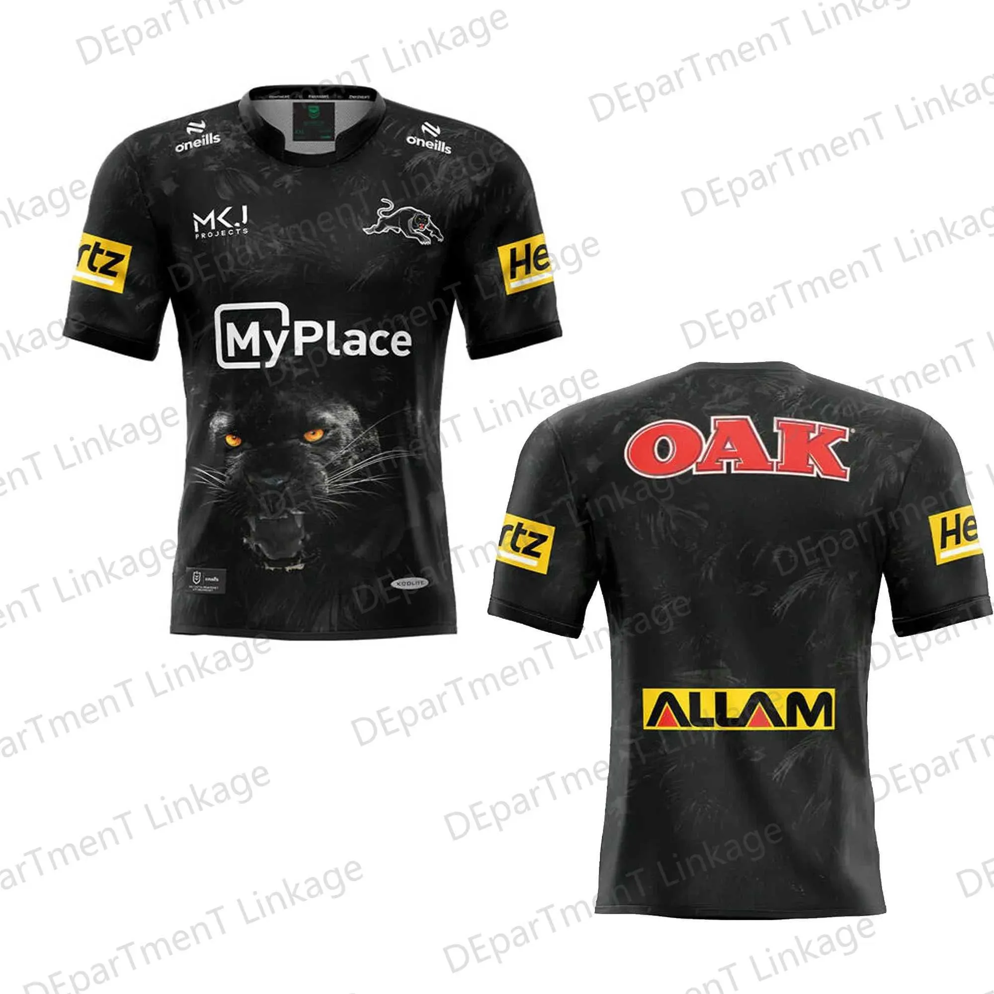 Penrith Panthers 2024 NRL Team Jersey Warm-Up Set for Adults