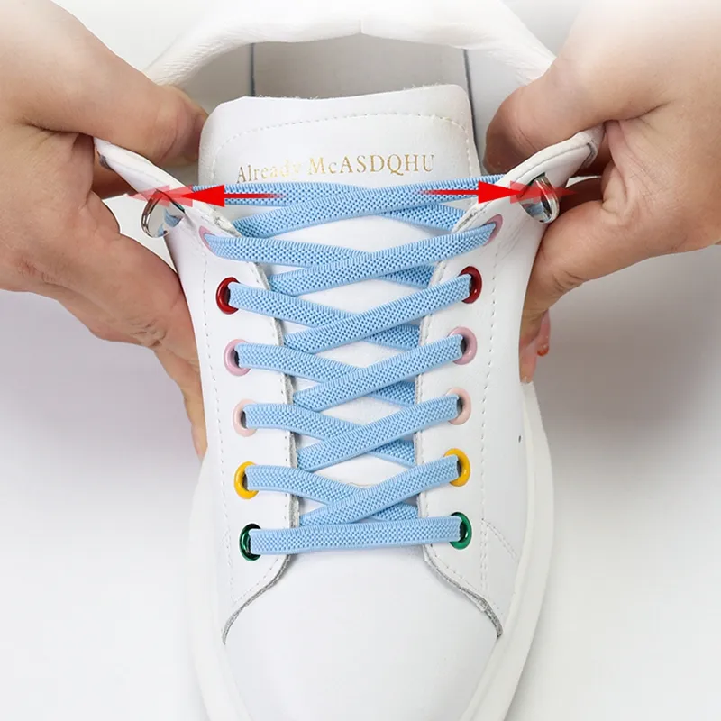 Sneakers Second Shoe Tie Elastic No-Tie Shoelaces For Quick