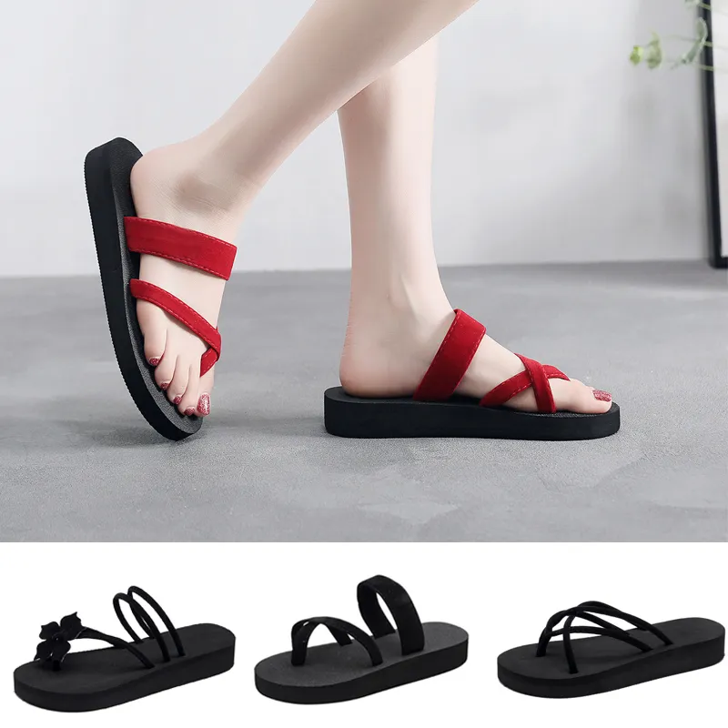 Non Slip Black Flip Flops For Women Lightweight Perfect For Summer Outdoor Activities Indoor House Beach Dressy Flats For Wedding For Ladies Zapatos From Dh1100012043 18.09 In Bulk DHgate.Com