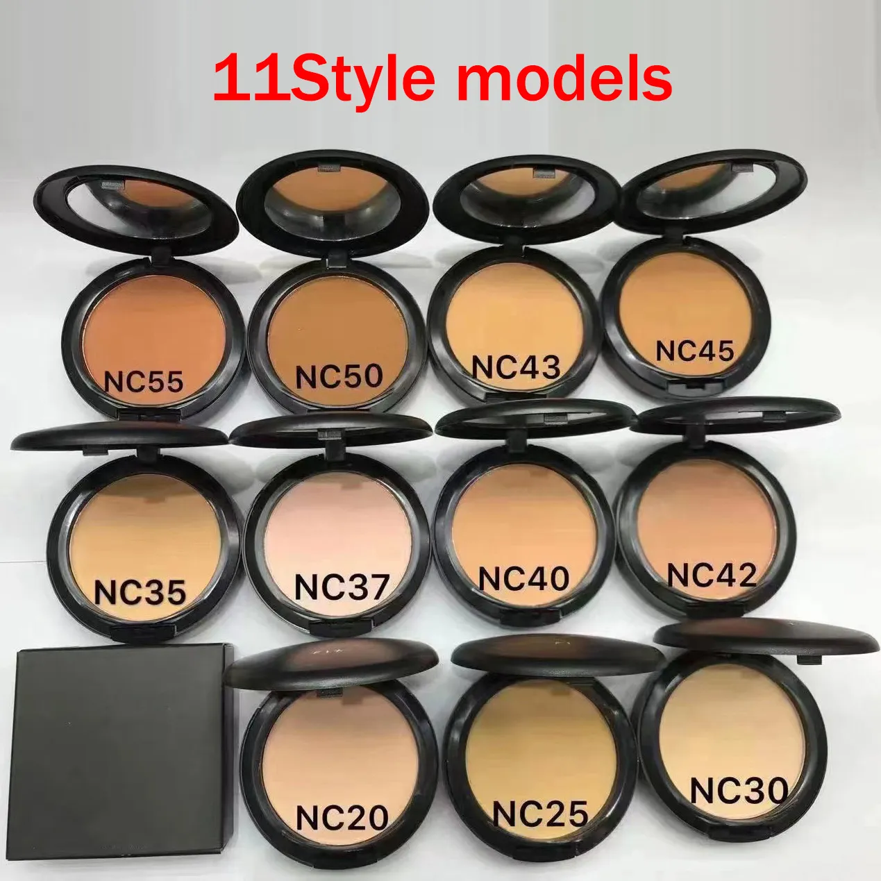 Professional 11 Style Finish Powder Makeup Set With... 