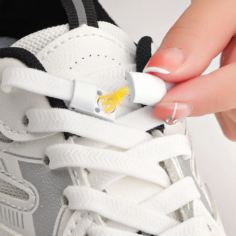No Tie Magnetic Shoelaces - Elastic Flat Shoelaces for Sneakers ...