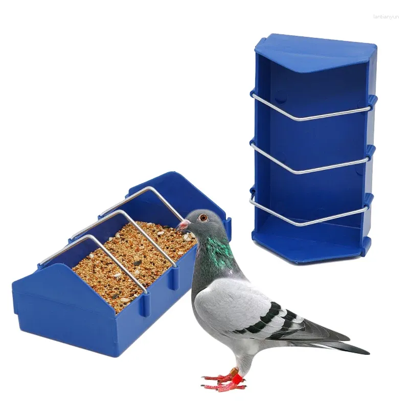 20cm Pigeon Feeder Trough Outdoor Water Food Feeding Trough for Pigeons Orderly Cage Accessories Pet Supplies