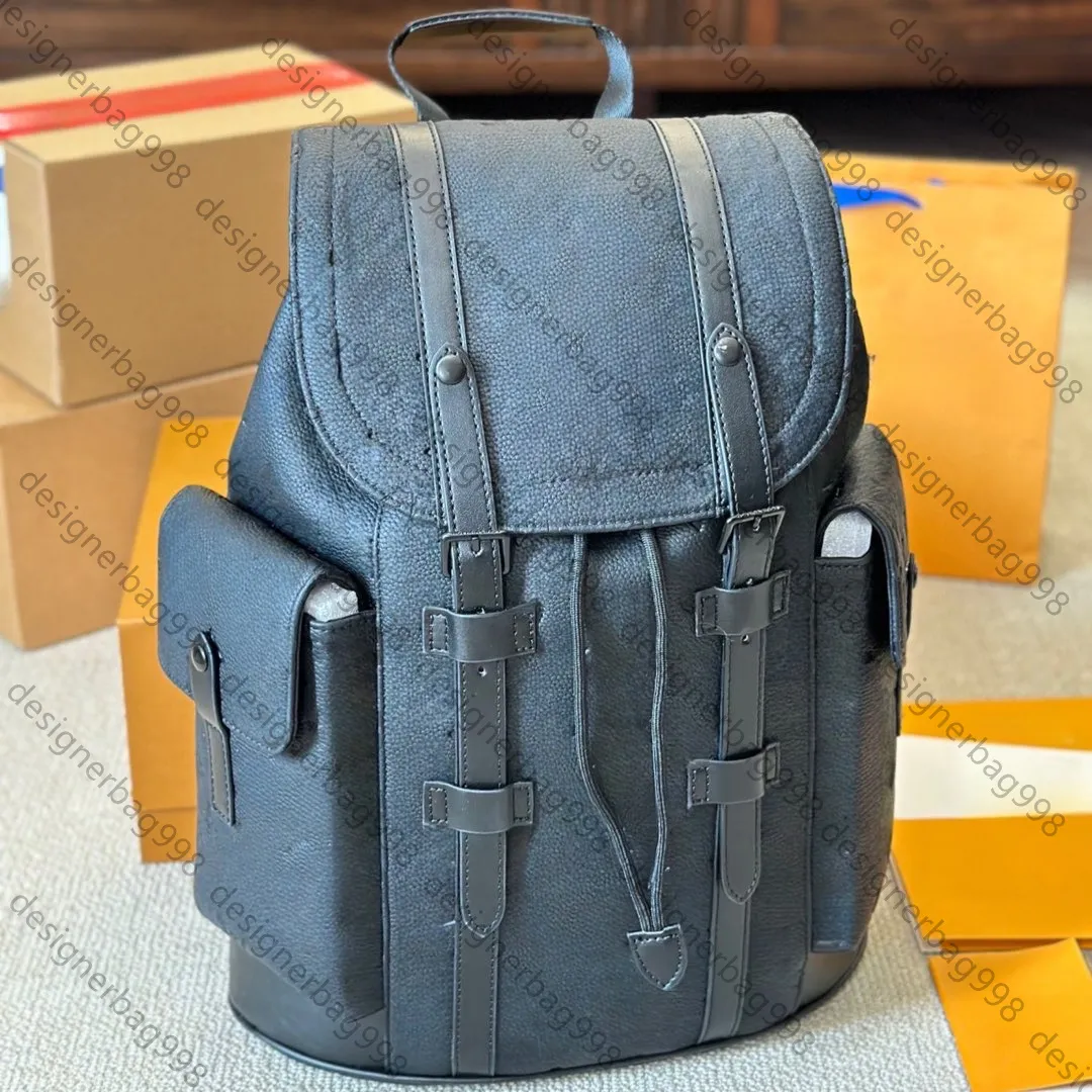 High Quality designer backpack Luxury designer backpack men women travel backpack fashion coated canvas cow leather edging schoolbag backpack backpack