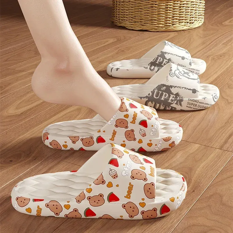 Save Big on Bulk Male Flip Flops Beach Slippers New Fashion Slippers Men  Thick Platform Sandals Soft Sole EVA Non Slip Home Bathroom Slides Women