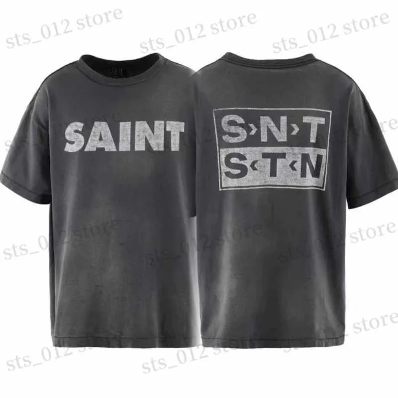 Wholesale SAINT MICHAEL T Shirt: Mens/Womens Short Sleeve Tee