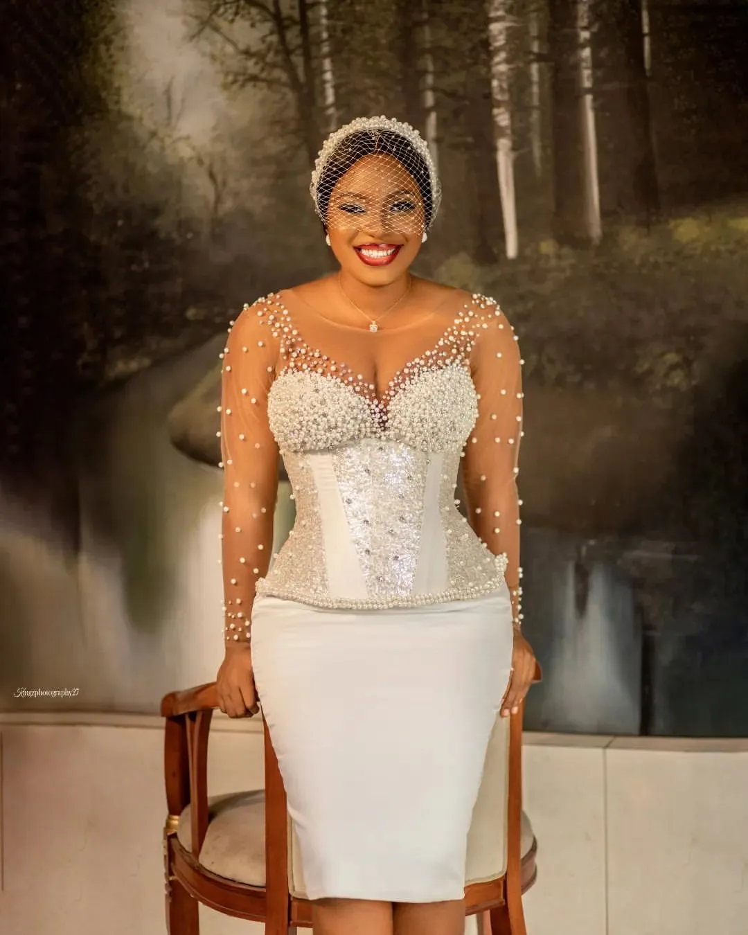 Ivory Sheath Satin Knee-Length Beach Wedding Dress with Beaded Pearls from  Dhgate Sheath Wedding Dresses - price 160.81, image size:1080x1350