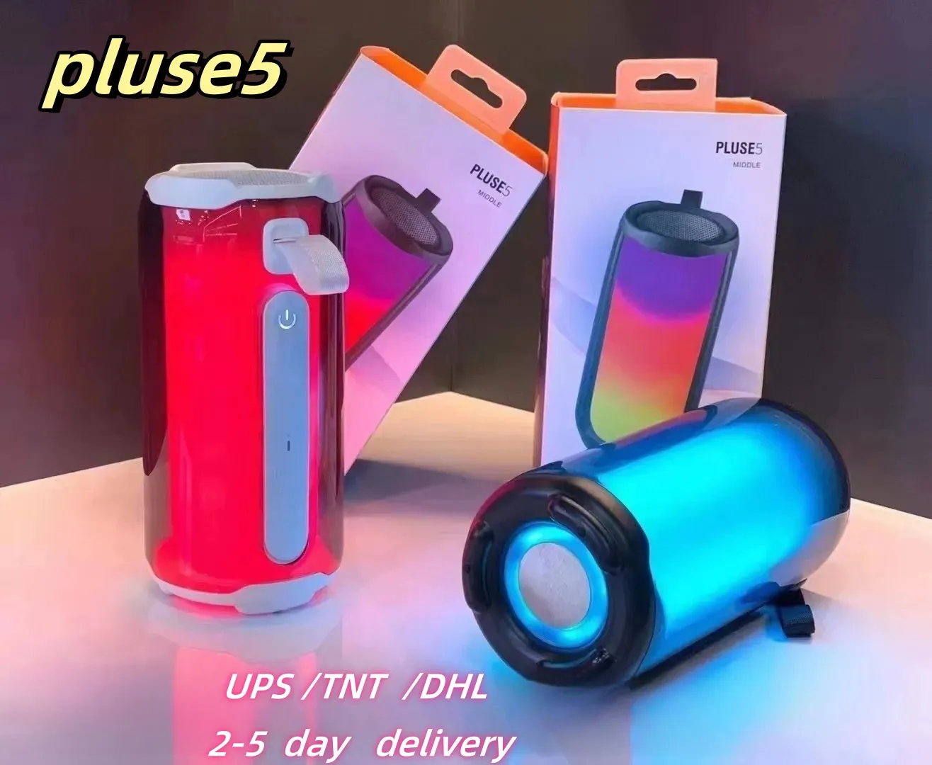 Pulse Speakers Portable Bluetooth Speaker, Enhanced Bass Pulse Speakers Portable Bluetooth Speaker, Enhanced Bass