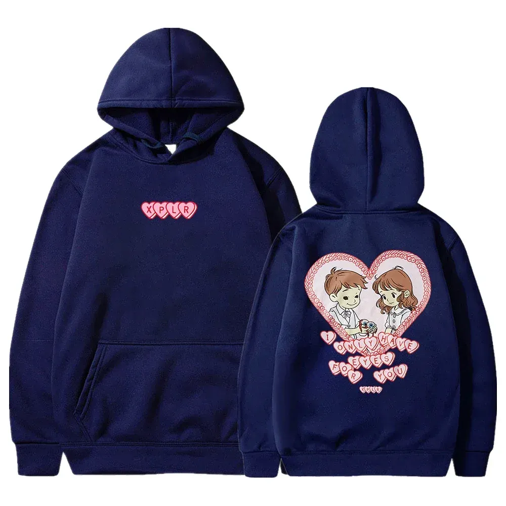 XPLR Sam And Colby Valentine Hoodie 2024 New Logo Long Sleeve