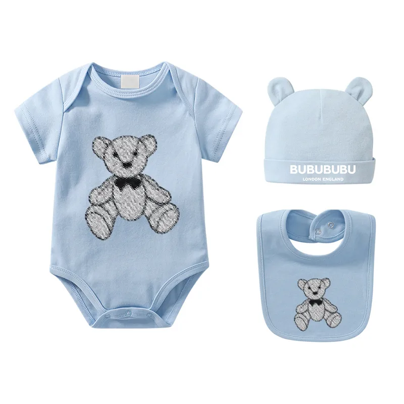 Bear Toy Baby Romper Set   Cotton Infant... 