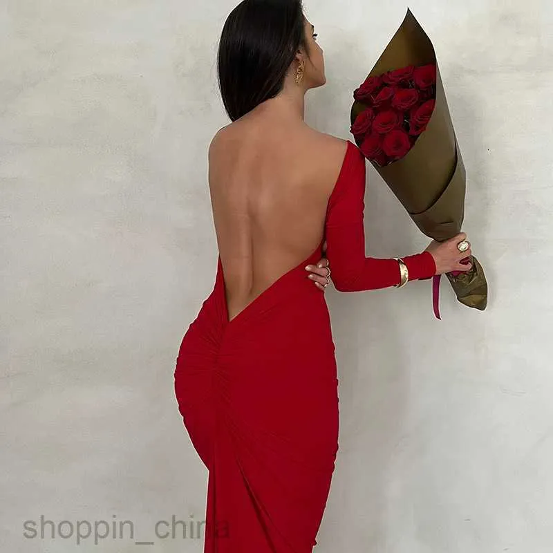 open lace back dress Zone Planet | V-Neck Halter Neck Backless Pleated Mini Dress
