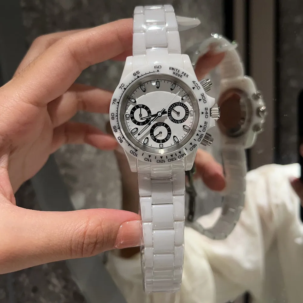 Crystal quartz watch waterproof 30 meters 30ATM Water Resistant Dive Watch main image 2