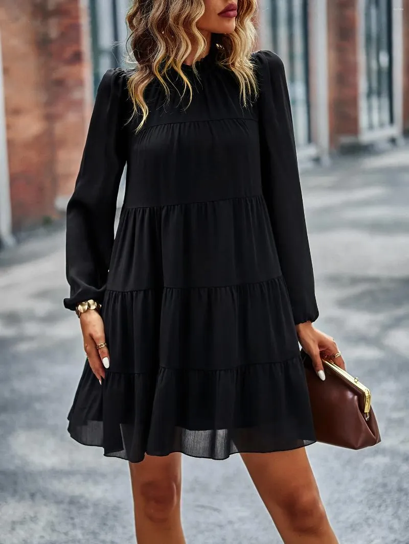 long sleeve black hoco dresses Long Sleeve Short Sequin Sylvia Hoco Dress