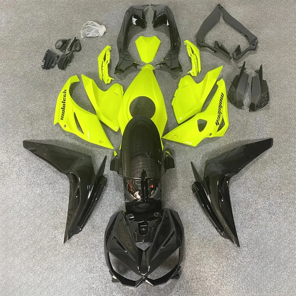 Kawasaki Z1000 Black Fairings Kit: Complete Aftermarket