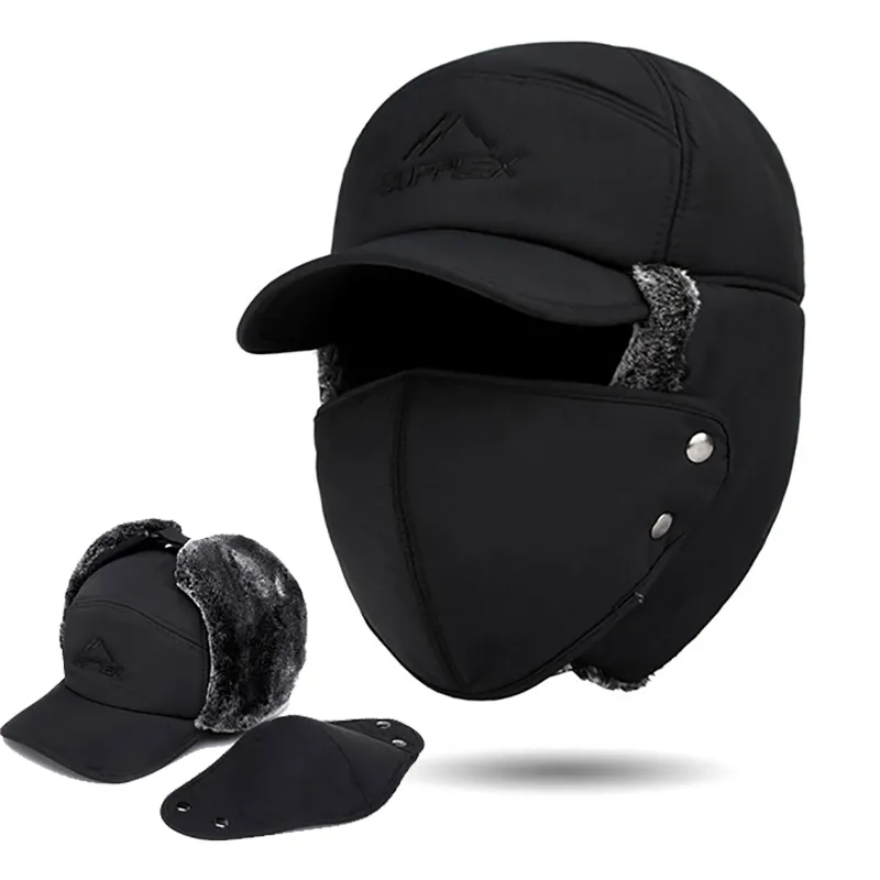 Snow Rider Cap Men's & Women's Winter Trooper Hat - Windproof Faux Fur Ski Cap with ...