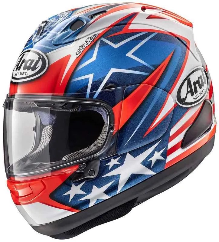 Arai RX 7X Nicky Hayden Full Face Motorcycle Helmets From