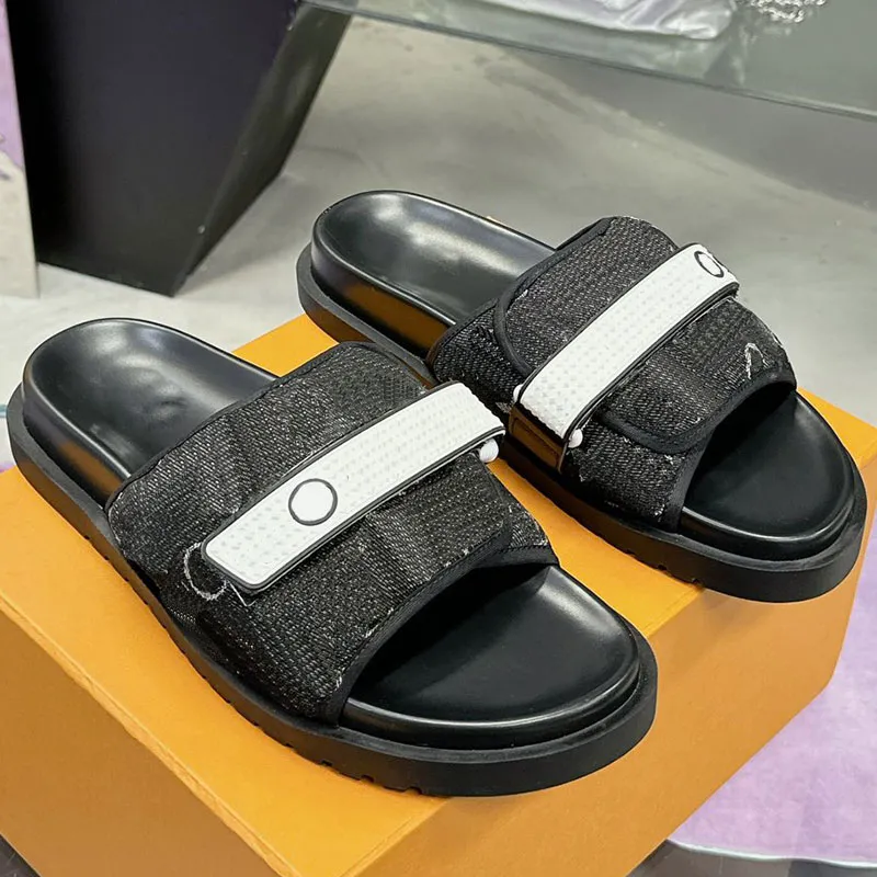Size 45 men’s denim sandal Hermes Mens Denim Clair Izmir Sandal 45 Shoes Sandals  main image 3