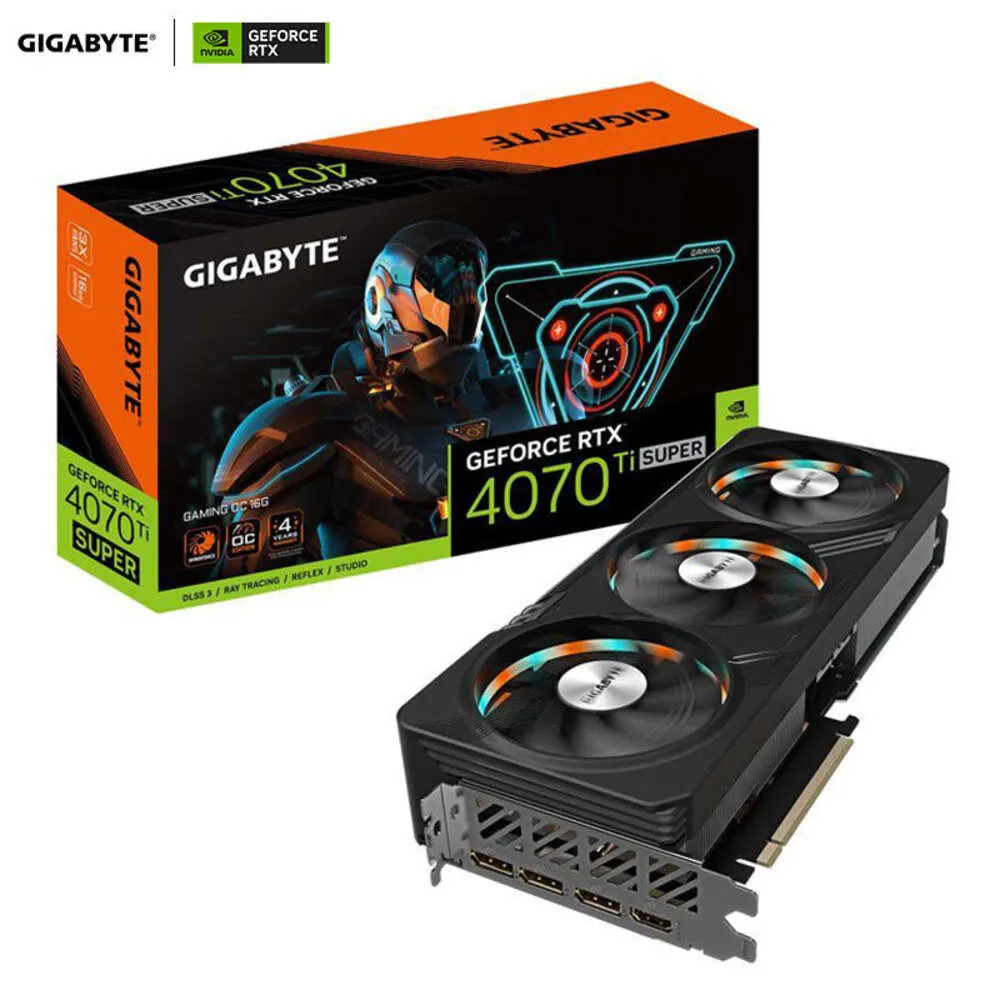Gigabyte Geforce RTX 4070 Ti Super Gaming OC 16GB GDDR6X、3X
