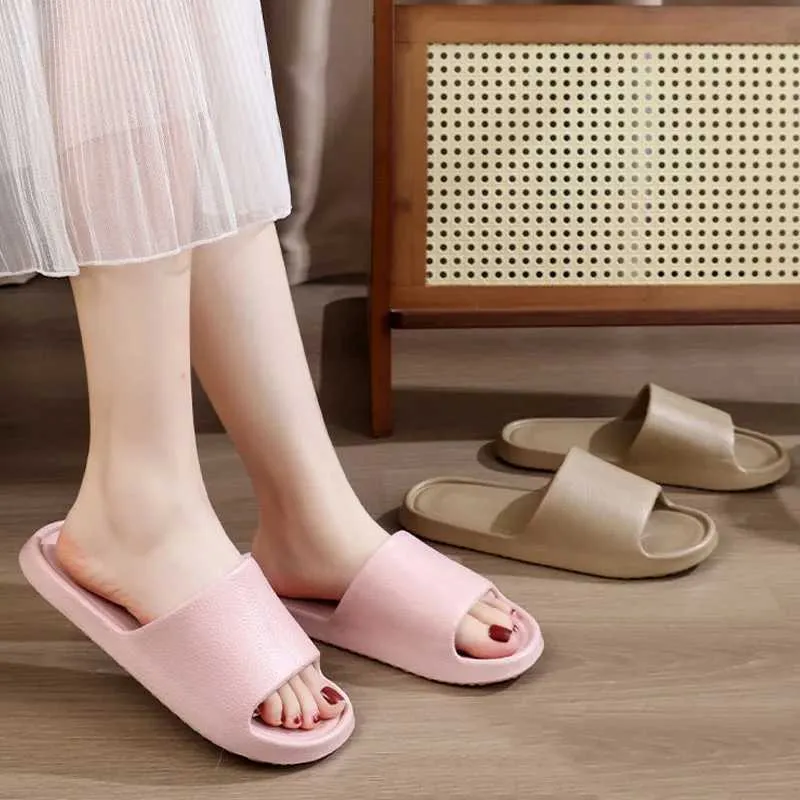 Men Women Beach Slippers Indoor Home Sandals Bath Shower Slippers Non-Slip Shoes - Foto 6