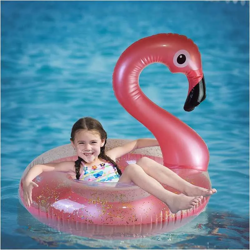 thumbnail image 2 of Baby Pool Float With Canopy CPDD Baby Swimming Float Inflatable 2 of 9