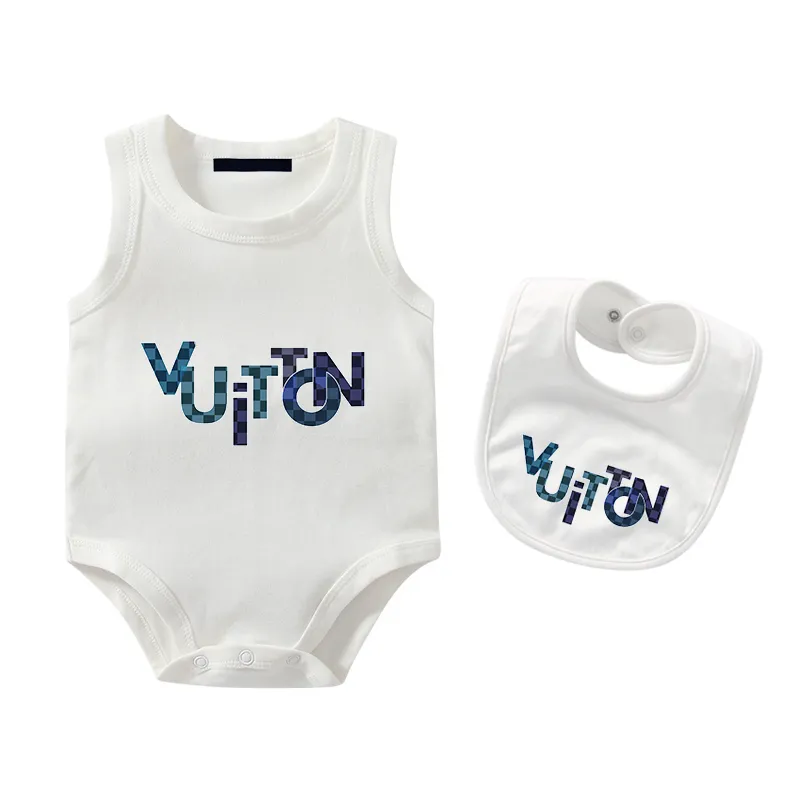 Letter Print Designer Kids Jumpsuits Baby Rompers... 