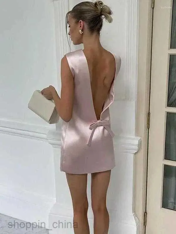 Casual Dresses TARUXY Satin Mini Dress For Women Sexy... From  Shoppin_china, $29.55 | DHgate.Com
