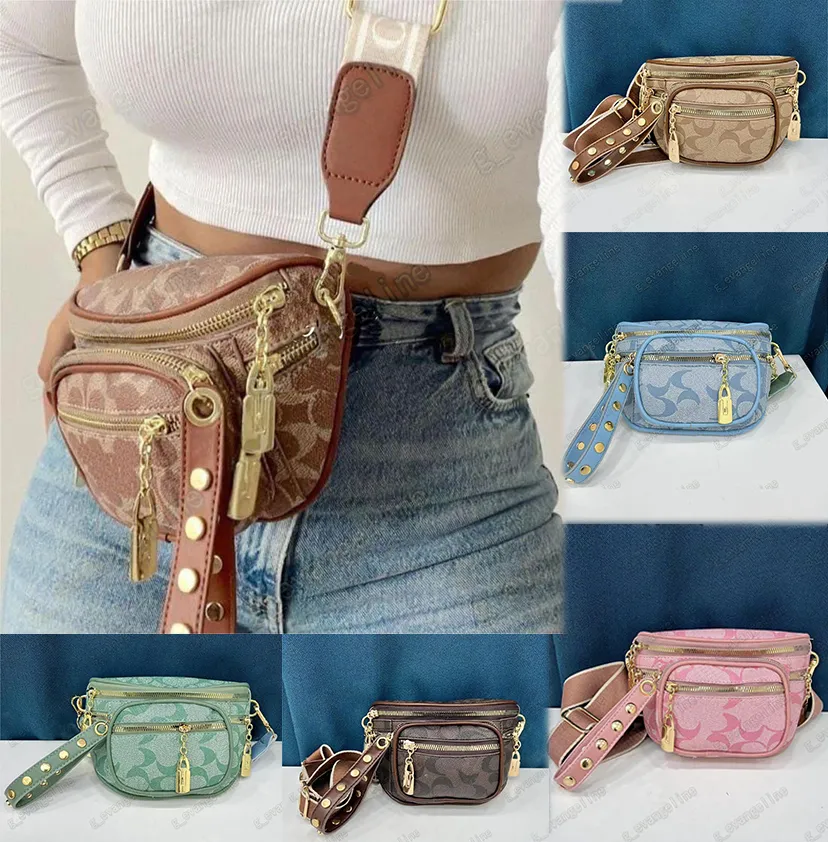 Luxury Designer Leather Over Shoulder Bum Bag For Women With Messenger And Wallet Features From