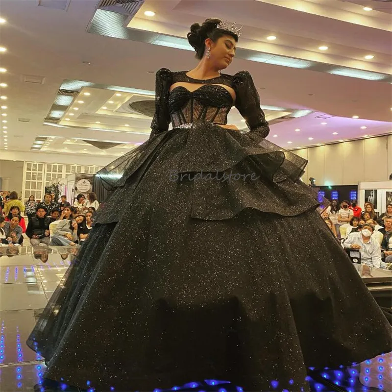 black figure skating dress Sparkly Black Bodycon Dress,Sexy Black Homecoming Dress Y4429 –  Simplepromdress main image 0