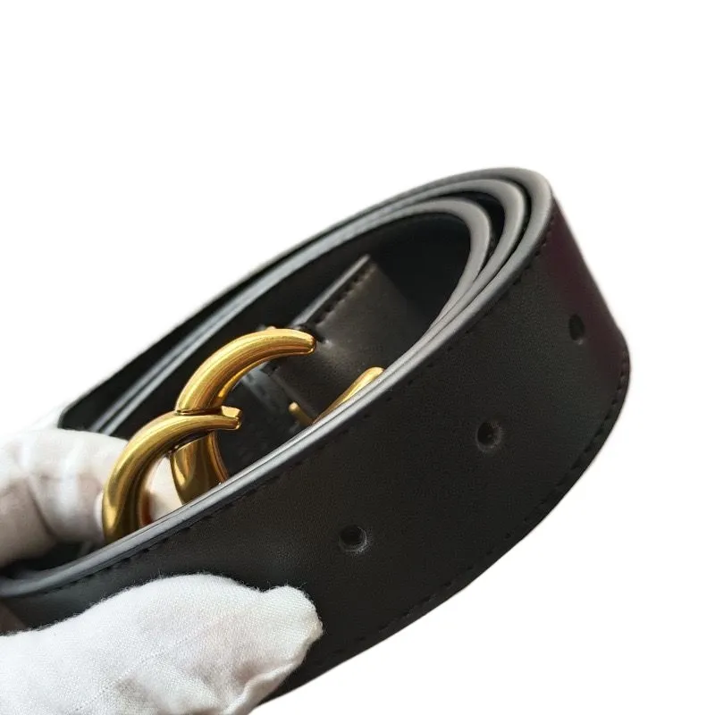 Mens Guccilies Gold Fashion Designer Unisex Buckle Men Belts