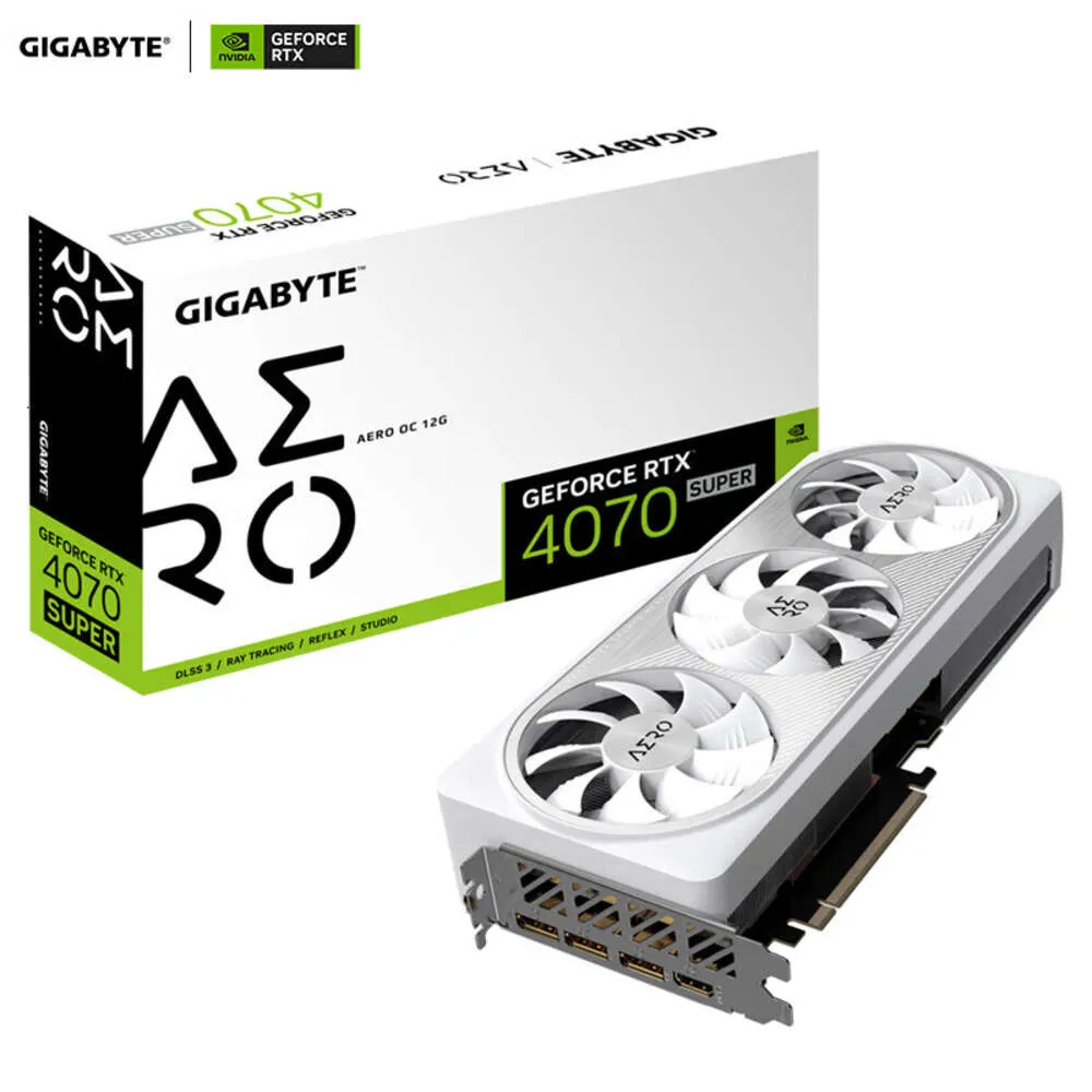 GIGABYTE GeForce RTX 4070 SUPER AERO OC 12G Gaming All Nvidia 