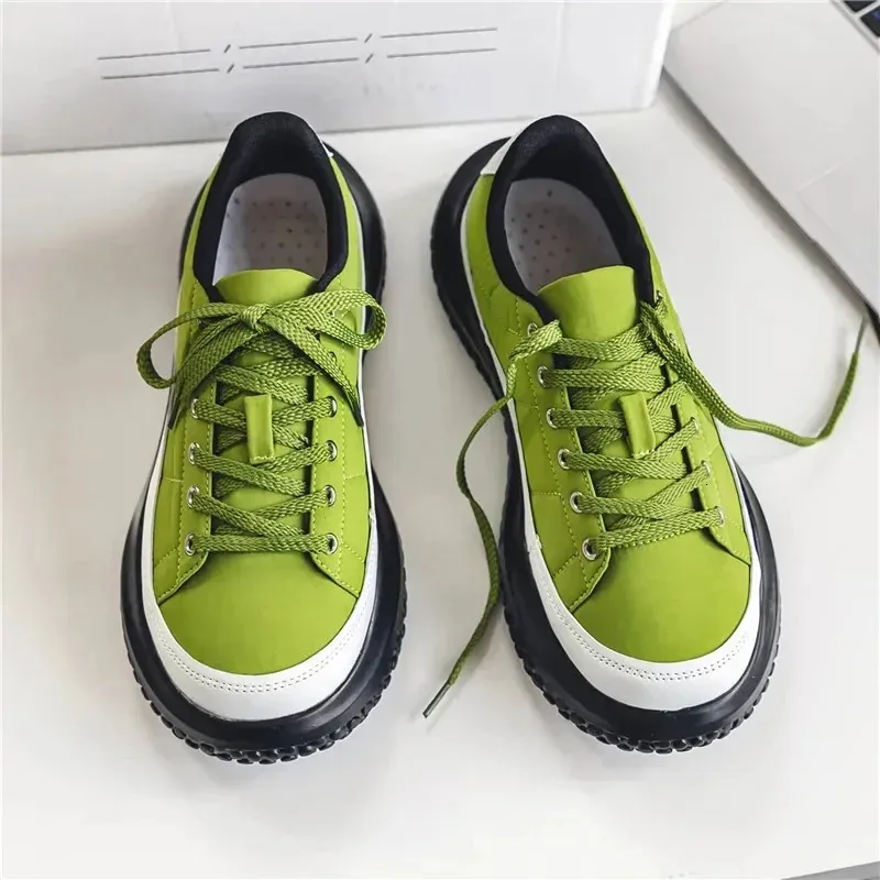 Bulk Retro Spring Canvas Shoes: Large Toe Cap Non Slip Ugly Cute