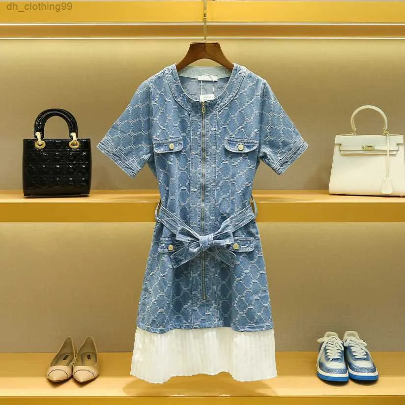 Women's Sandro Denim Maxi Dress, Long Sleeves, Mid Length, French Style,  Casual Summer Dress for Ladies